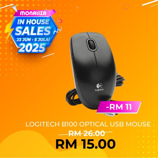 Logitech Optical USB Mouse B100