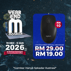 Logitech Optical USB Mouse B100