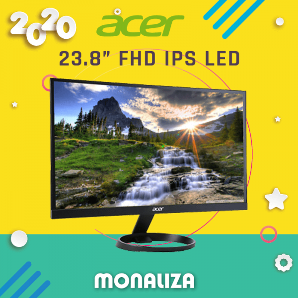 Acer R241Y BBIX 23.8'' FHD IPS LED Monitor - Monaliza