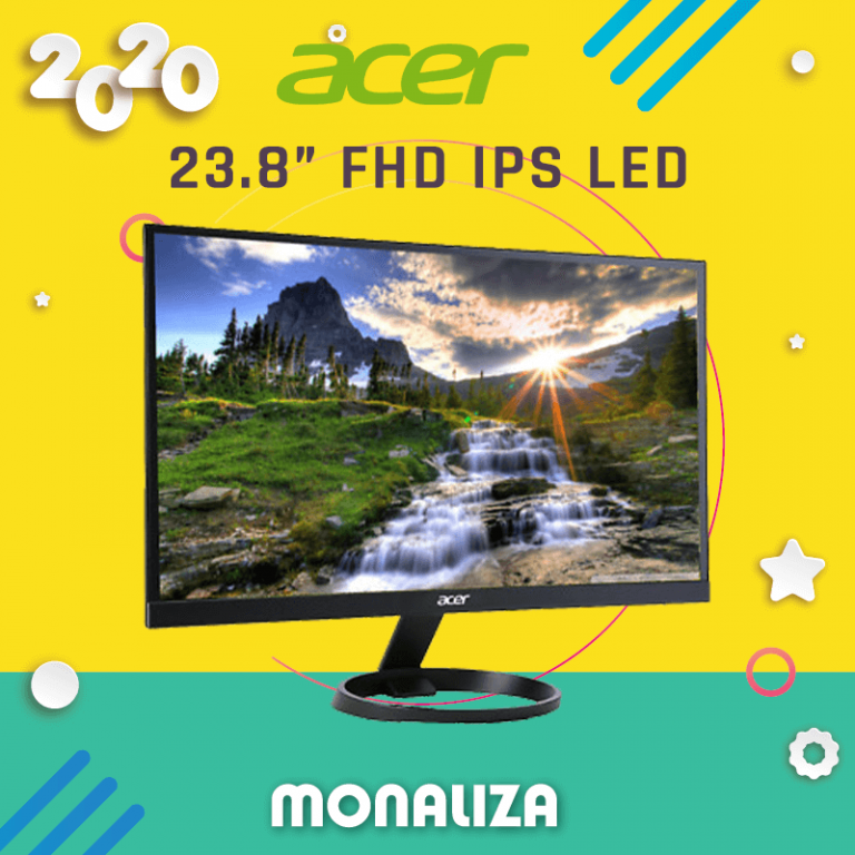 Acer R241Y BBIX 23.8'' FHD IPS LED Monitor - Monaliza