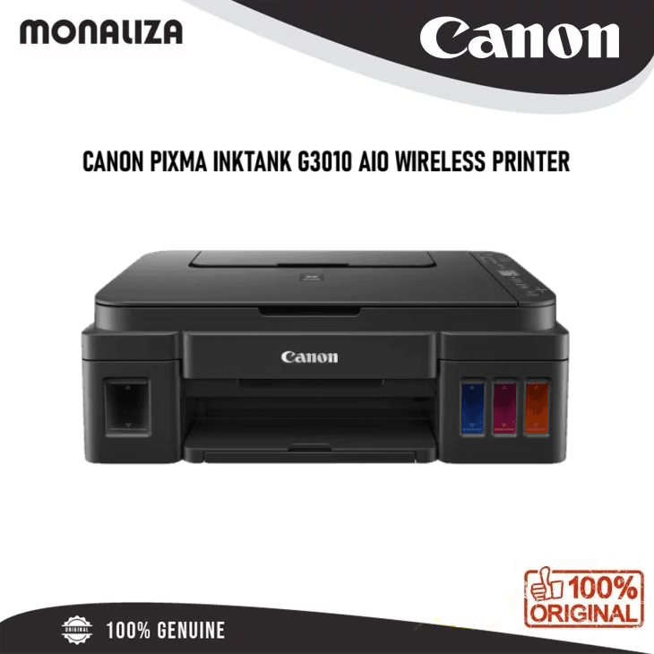 Canon Ink Tank Wireless Printer G3010 – Monaliza