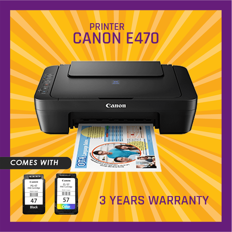 E470 canon ink printer Canon Pixma