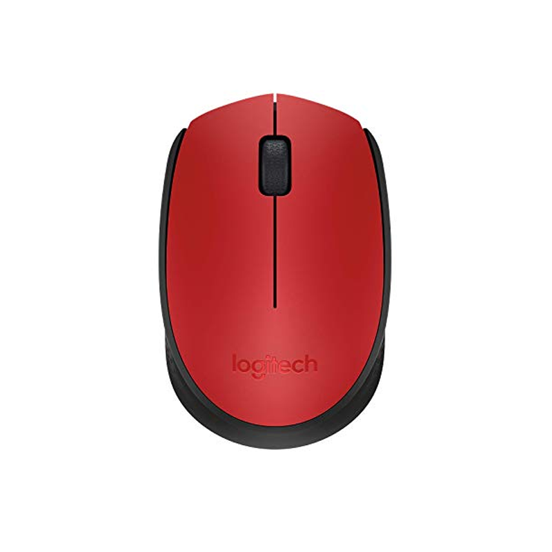 Logitech Wireless Mouse M171 Monaliza (Blue/Grey/Red) 