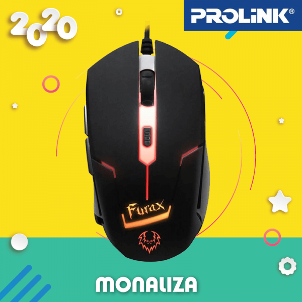 Prolink Furax Gaming Optical Mouse Black/Orange