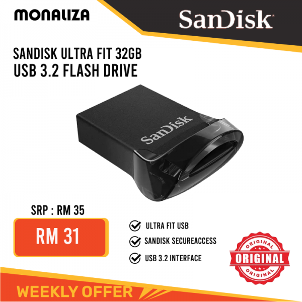 SanDisk Flash Drive Ultra Fit USB 3.1 64GB