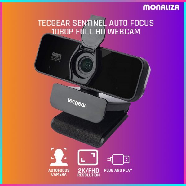 TecGear Sentinel Webcam Full HD 1080p Auto Focus