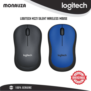 Logitech Wireless Mouse Silent M221 - Blue / Charcoal