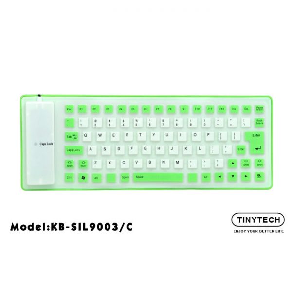 Tinytech Flexible Silicon Keyboard SIL9003C - Image 2