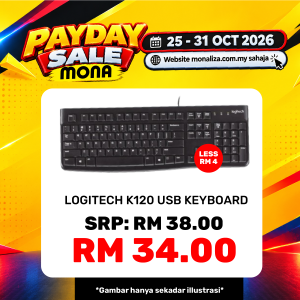Logitech K120 USB Plug And Play Keyboard