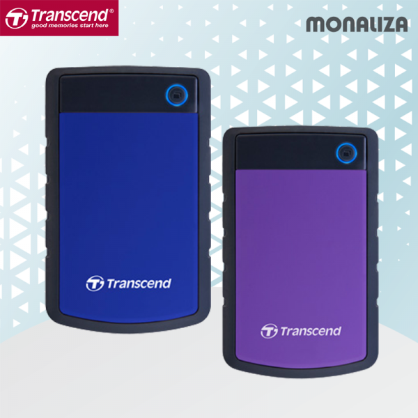 Transcend External HardDisk Storejet 25H3 USB 3.1 (1TB/2TB/3TB/4TB)