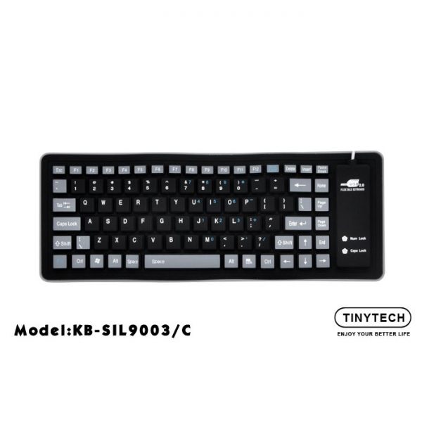 Tinytech Flexible Silicon Keyboard SIL9003C - Image 4