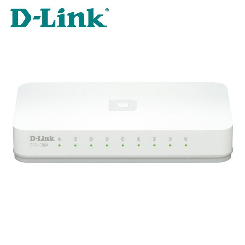 D-Link Switch Desktop 8-Port DES1008A (10/100MBPS) - Image 2