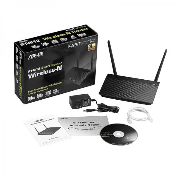 ASUS RT-N12 Wireless-N300 3-IN-1 Router - Image 4
