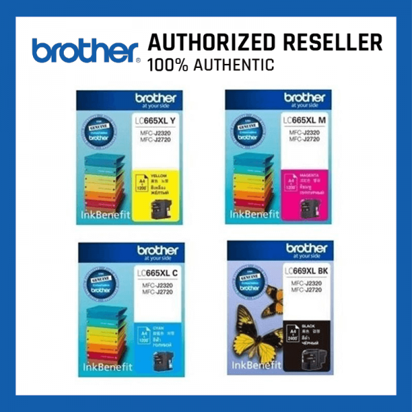Brother Ink Cartridge LC-665XL Yellow/Magenta/Cyan