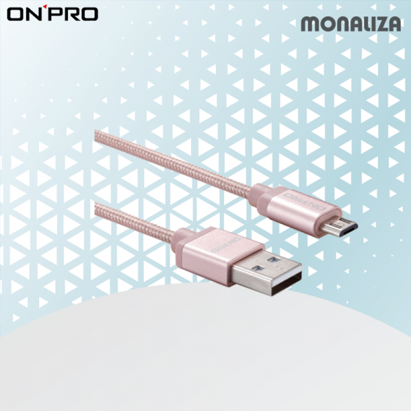 Onpro Micro USB Cable - Rose Gold