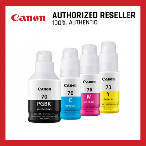 Canon Ink Bottle GI-70 (Yellow/Pigment Black/Magenta/Cyan)