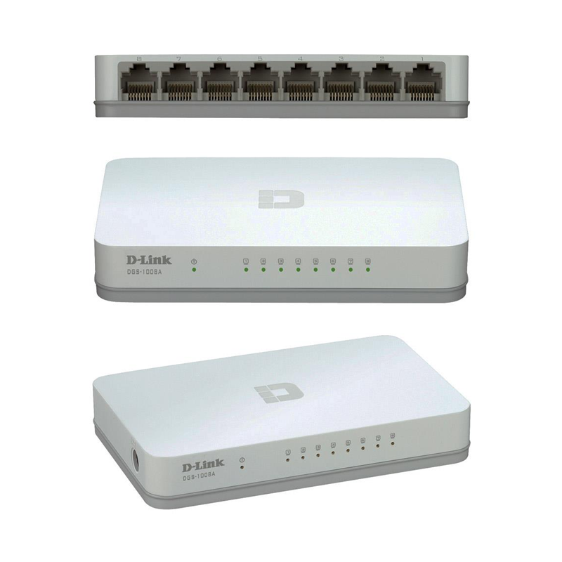 D-Link Switch Desktop 8-Port DES1008A (10/100MBPS) - Image 3