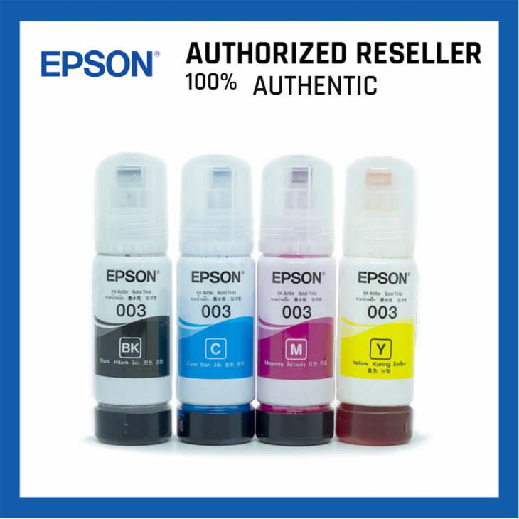 Epson Ink Bottle 003 Blackmagentacyanyellow Monaliza 0684