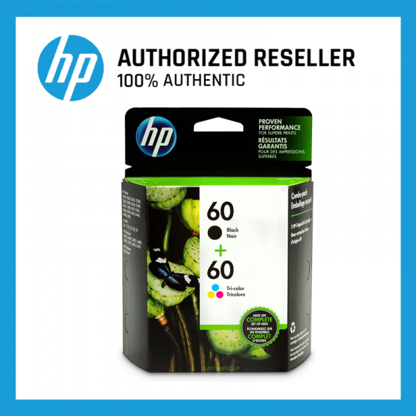 HP 60 Black&60 Tri Colour Combo Pack (Original)