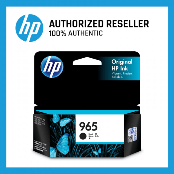 HP 965 Black Original Ink Cartridge (3JA80AA)