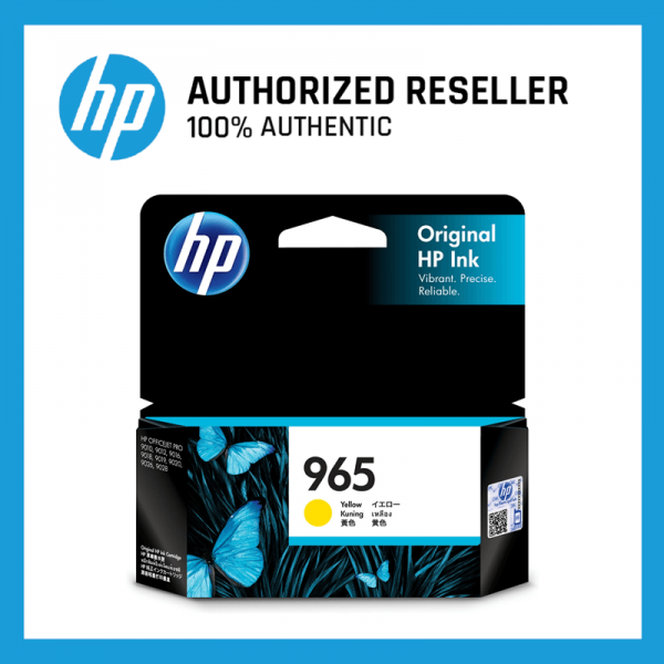 HP Ink Cartridge 965 Yellow Original (3JA79AA)