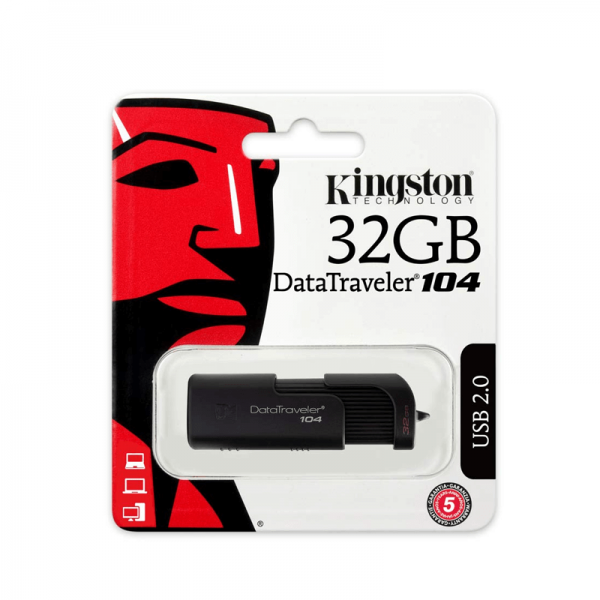 Kingston DT104 Data Traveler USB 2.0 (64GB/32GB/16GB) - Image 3