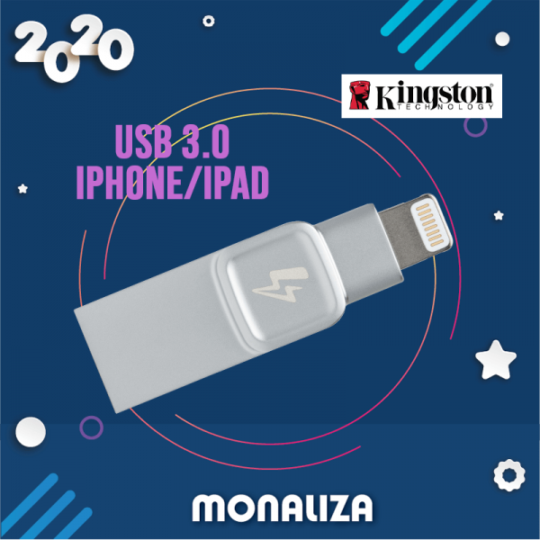 Kingston Data Traveler Bolt Duo USB 3.0 For Iphone / Ipad