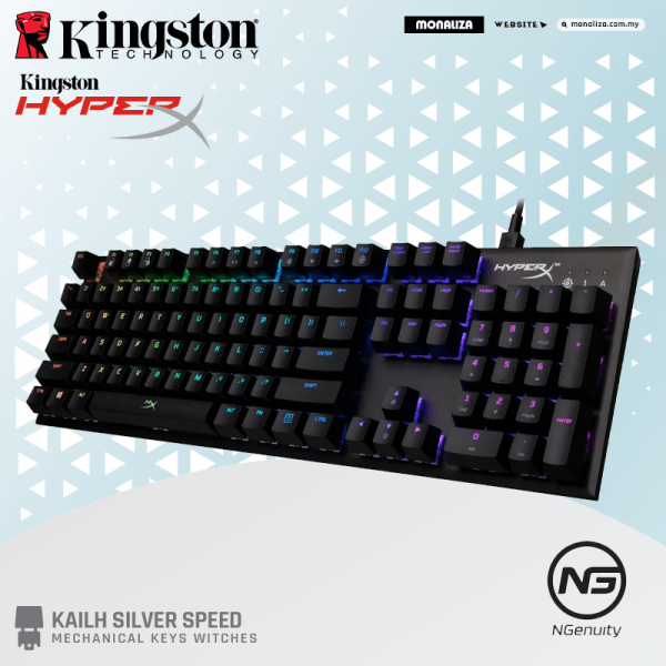 Hyper X Mechanical Gaming Keyboard Alloy FPS RGB