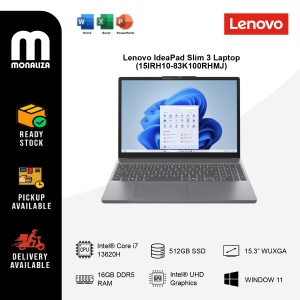 Lenovo IdeaPad Slim 3 Laptop (15IRH10-83K100RHMJ) Intel Core i7-13620H | Integrated Intel UHD Graphics
