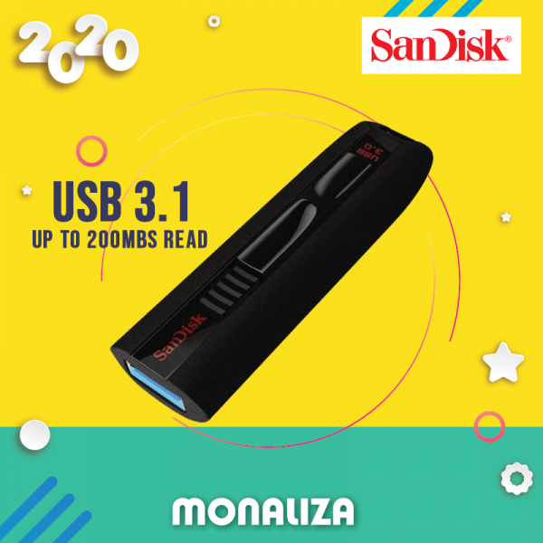 SanDisk Extreme Go USB 3.1 Up To 200MB/S Read Speed 150MB/S Write