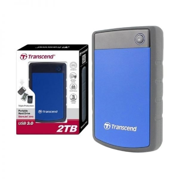 Transcend External HardDisk Storejet 25H3 USB 3.1 (1TB/2TB/3TB/4TB) - Image 3