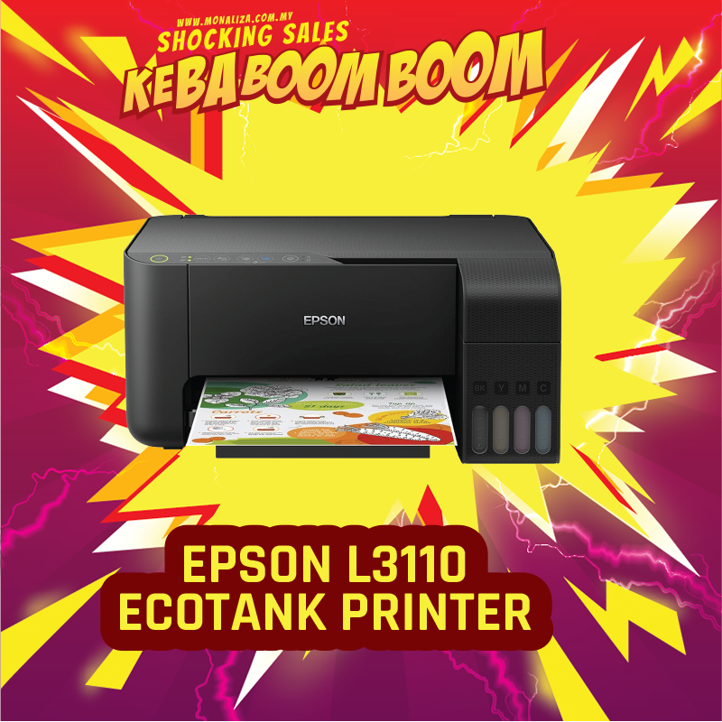 Epson L3110 Ecotank Printer Monaliza 2738