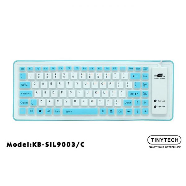 Tinytech Flexible Silicon Keyboard SIL9003C - Image 5