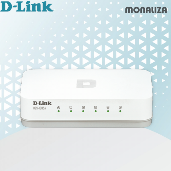 D-Link 5-PORT 10/100 Desktop Switch DES-1005A