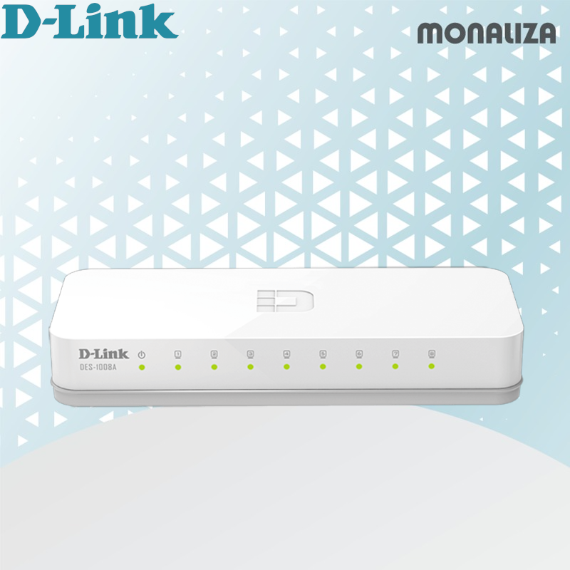 D-Link Switch Desktop 8-Port DES1008A (10/100MBPS)