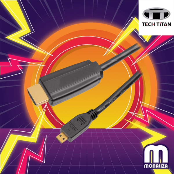 Tech Titan HDMI To Micro Cable 1.8m CH111