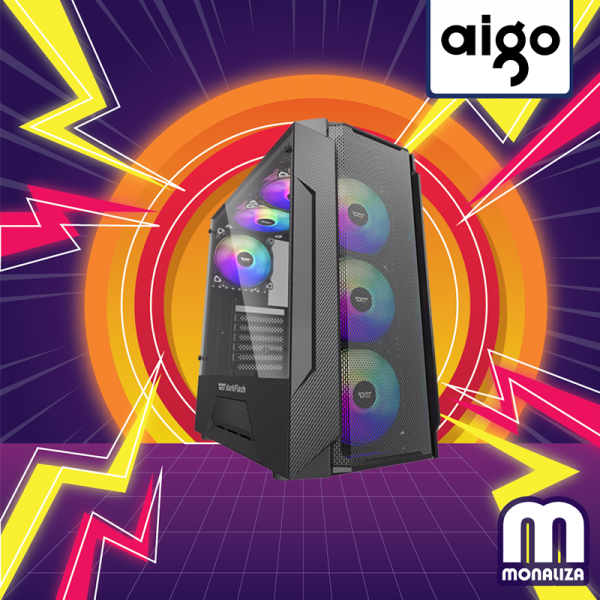Aigo DarkFlash LEO ATX Gaming Casing