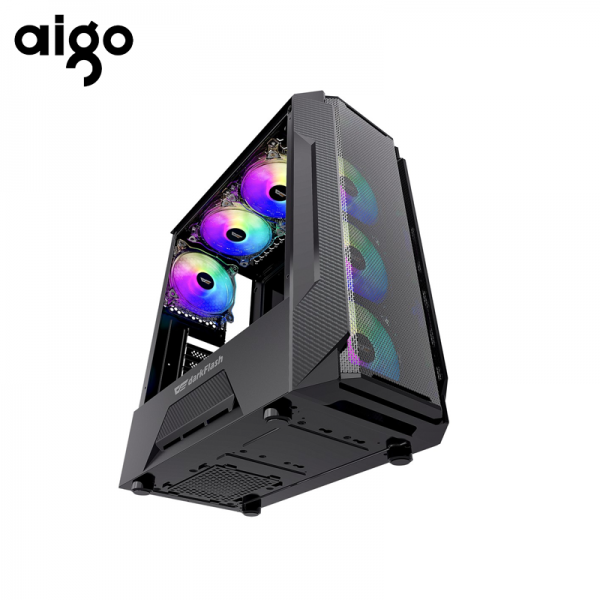 Aigo DarkFlash LEO ATX Gaming Casing - Image 2
