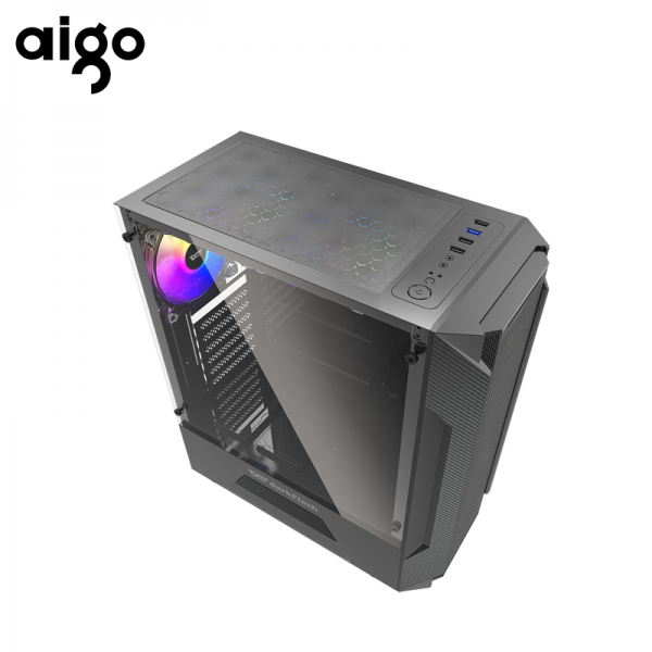 Aigo DarkFlash LEO ATX Gaming Casing - Image 4
