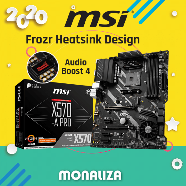 Msi X570-A Pro Socket Am4 Amd Motherboard