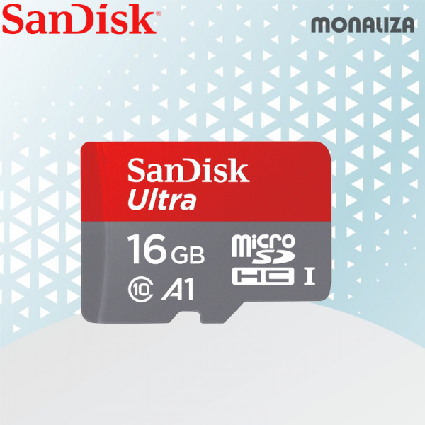 Sandisk Ultra MicroSDHC 16GB With Adapter Class 10 (98 MB)