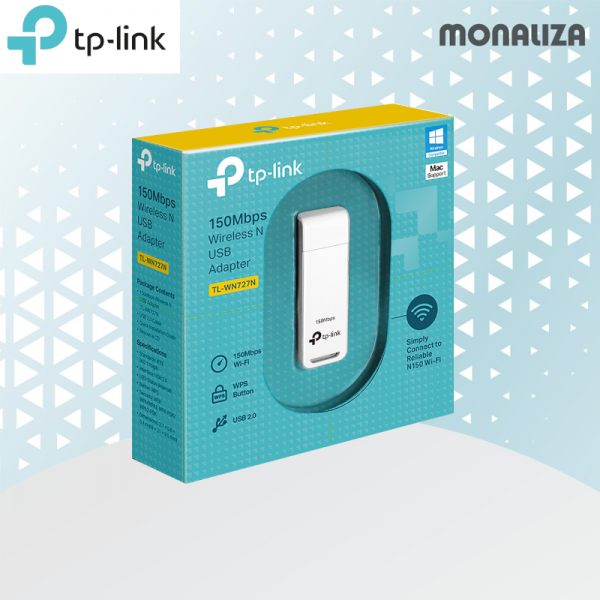 Tp-Link Wireless N USB Adapter TL-WN727N 150Mbps