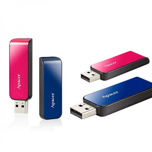 Apacer Pendrive Handy Steno AH334 32GB USB 2.0 (64GB/32GB/16GB)- Pink/Blue - Image 2