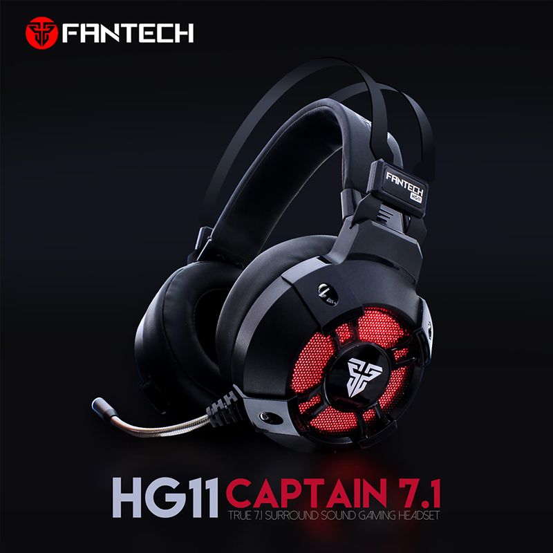  FANTECH  HG11 Captain 7 1  Gaming Headphones Monaliza
