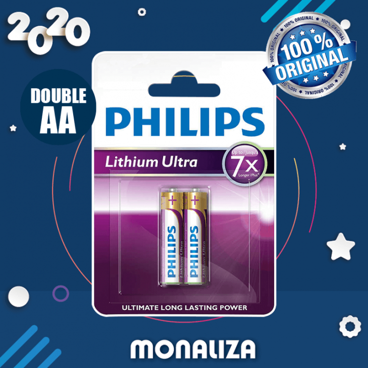 Philips DOUBLE AA LITHIUM Ultra Battery Monaliza