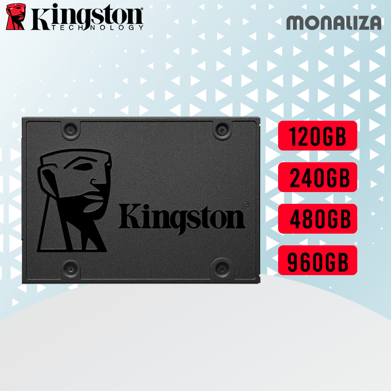 kæmpe stor Fejde Omkostningsprocent Kingston SSD A400 Sata3 2.5" - 120GB/240GB/480GB/960GB - Monaliza
