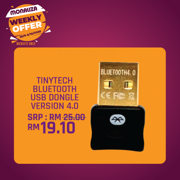 Tinytech Bluetooth Usb Dongle Version 4.0