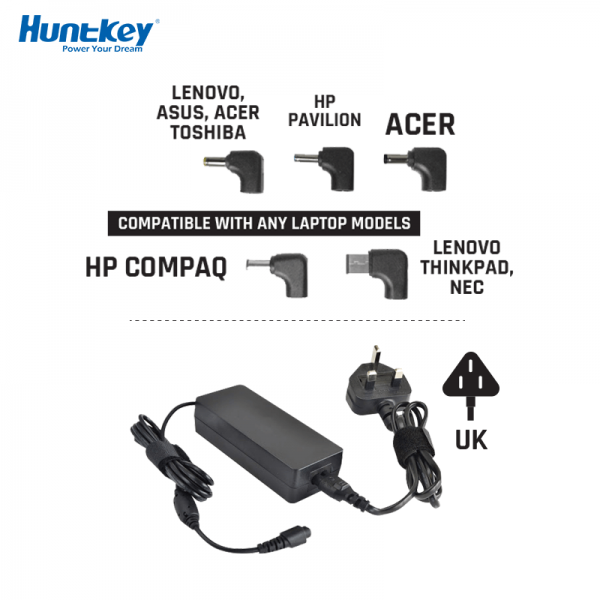 HUNTKEY 65WATT ES Ultra Universal Notebook Power Adapter - Image 2