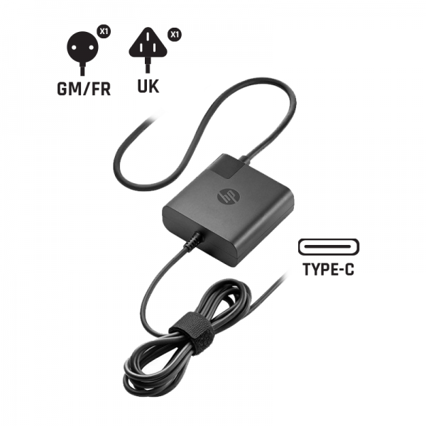 HP USB - C Travel Power Adapter 65W - Image 2