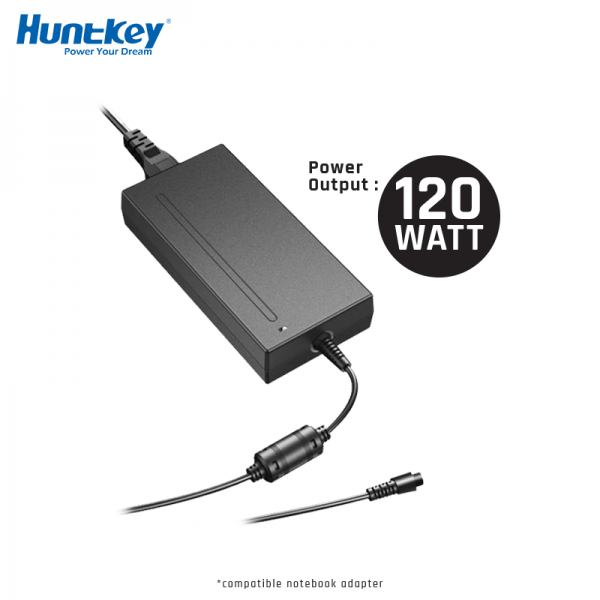 HUNTKEY 120WATT Universal Notebook Adapter - Image 2